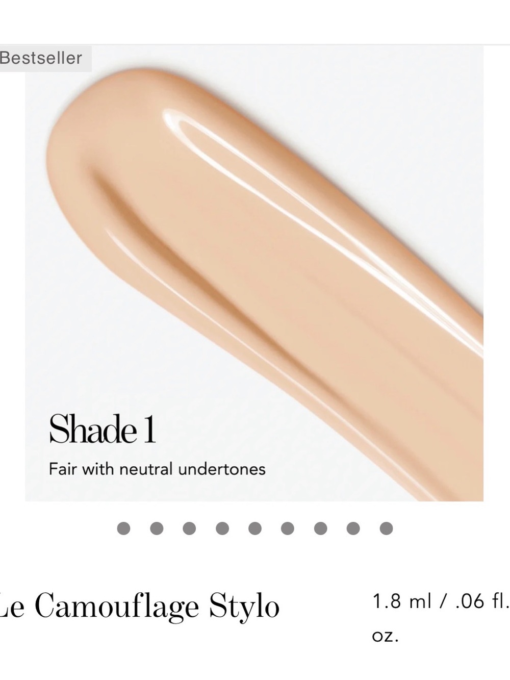 Chantecaille Camouflage Stylo Concealer - shade 1